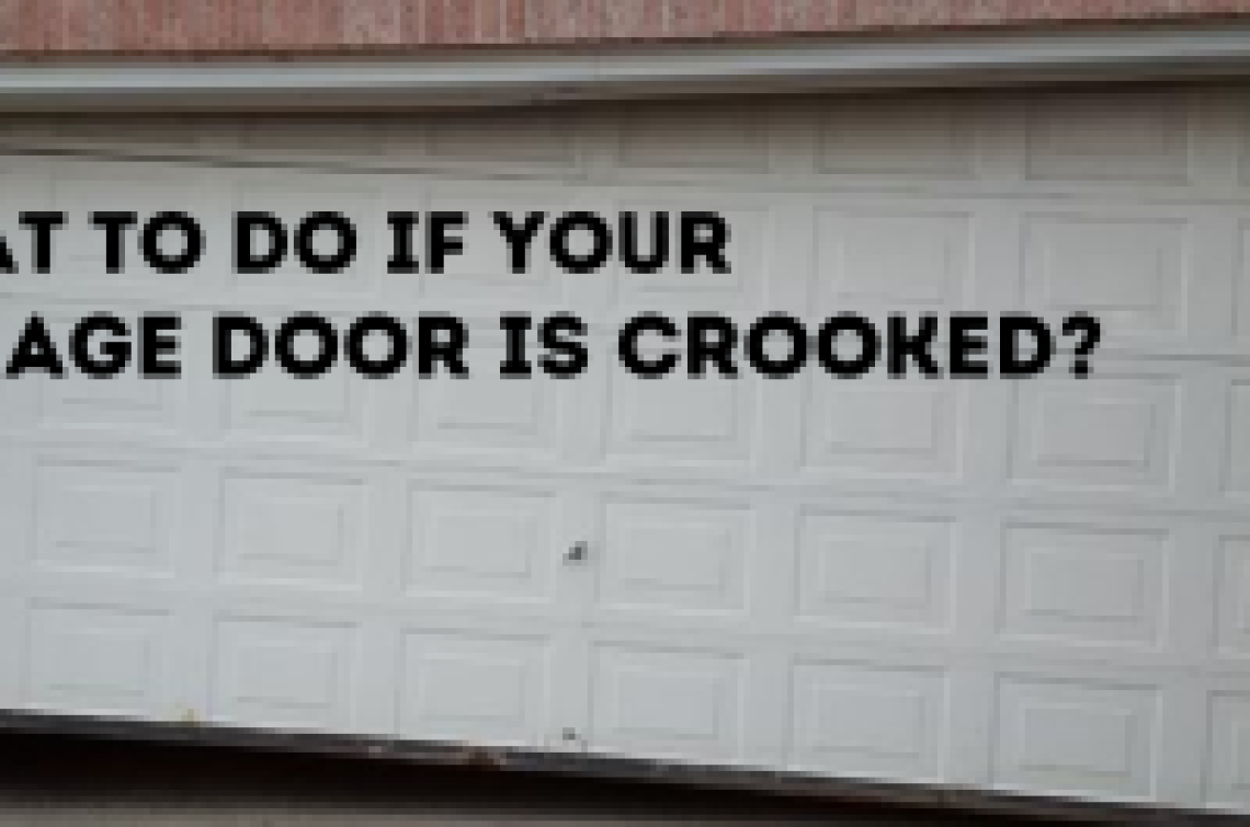 Que faire si votre porte de garage est de travers